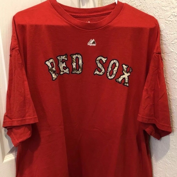 red sox camo shirt